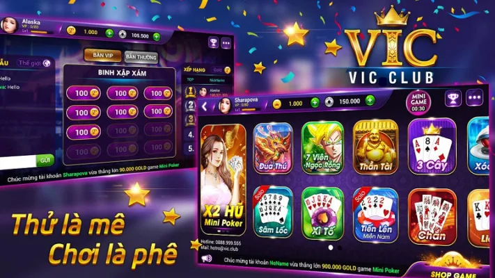 VicClub luôn được người chơi game quan tâm VicClub luôn được người chơi game quan tâm
